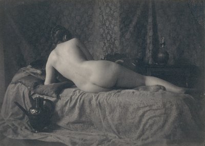 Female Nude from the Back, 1870s by Unbekannt