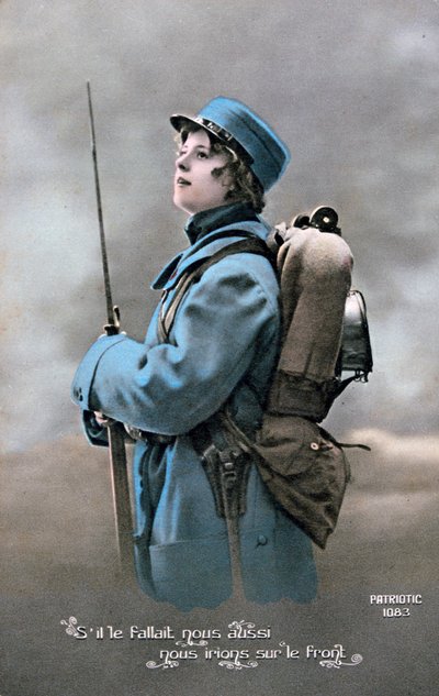 French WWI postcard, 1914-1918 by Unbekannt
