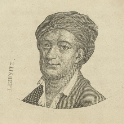 Gottfried Wilhelm Leibniz, c. 1790 by Unbekannt