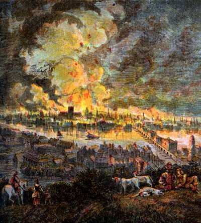 Great Fire Of London by Unbekannt