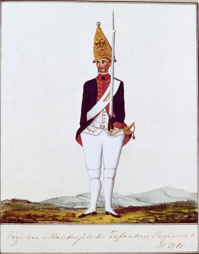 Grenadier of the Regiment Zöge von Manteuffel by Unbekannt