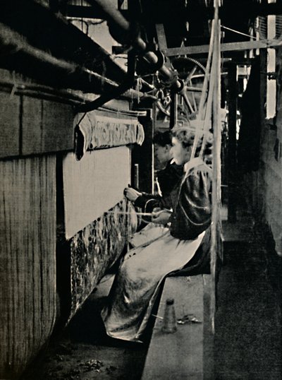 Hammersmith Carpet Weaving at Merton Abbey Works by Unbekannt