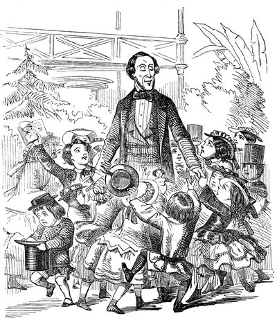 Hans Christian Andersen, 1805-1875, Danish Author, 1857 by Unbekannt