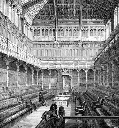 House of Commons, Westminster, London by Unbekannt
