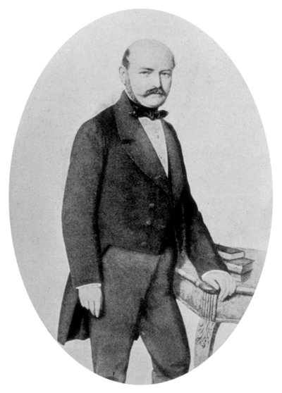 Ignaz Philip Semmelweis, Hungarian Obstetrician, 19th Century by Unbekannt