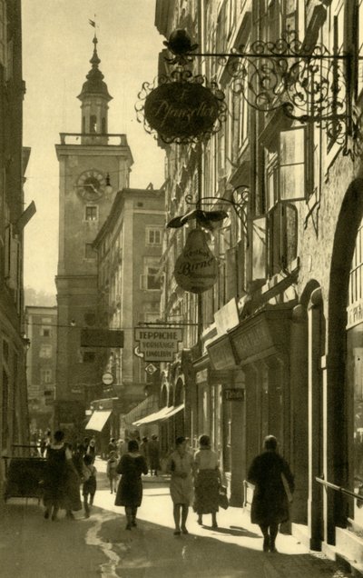 Judengasse, Salzburg, Austria, c1935 by Unbekannt