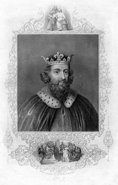 King Alfred the Great by Unbekannt