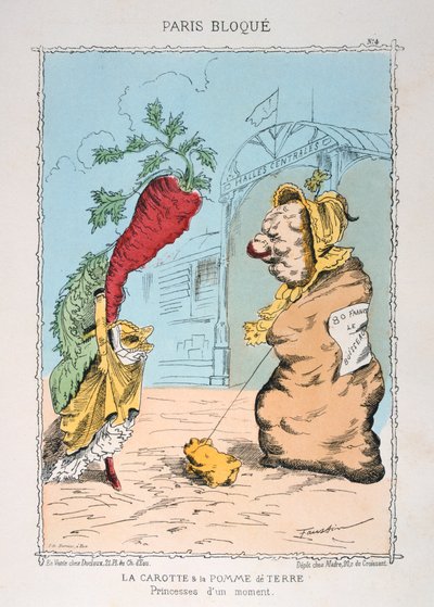 The Carrot and the Potato, 1870-1871 by Unbekannt