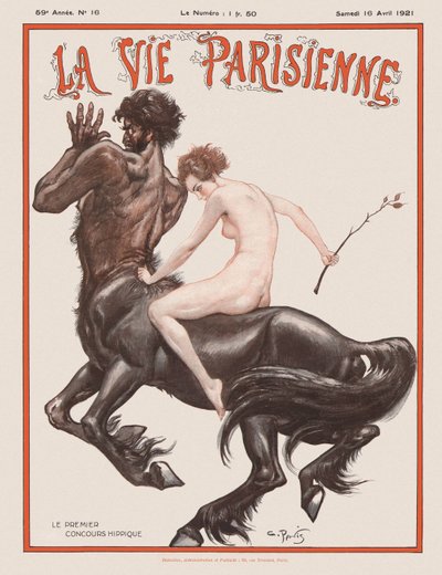 La Vie Parisienne Magazine Cover by Unbekannt