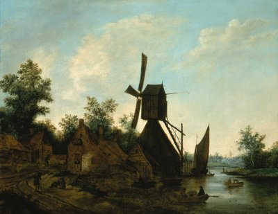 Landscape Windmill by Unbekannt