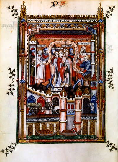 Lisbius Proclaims Himself a Disciple of Christ, 1317 by Unbekannt