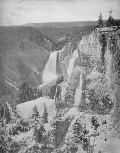 Lower Falls of the Yellowstone, Wyoming by Unbekannt