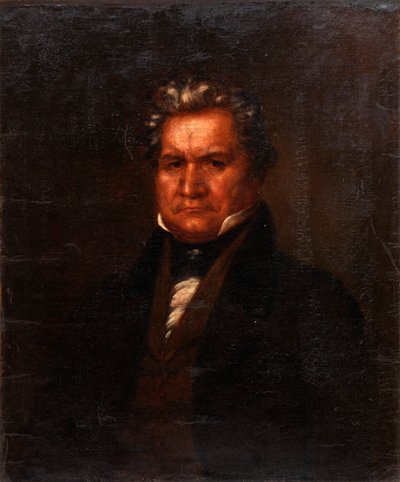 Major Ridge, Portrait of Cherokee Indian by Unbekannt