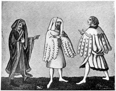 Male dress, 14th century, 1910 by Unbekannt