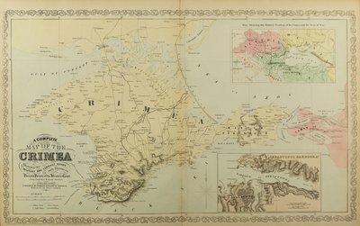 Map of the Crimea by Unbekannt