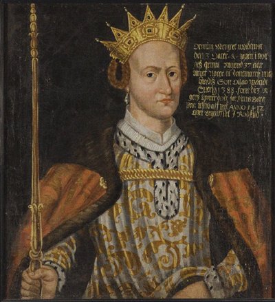 Margaret I of Denmark, 1353-1412 by Unbekannt