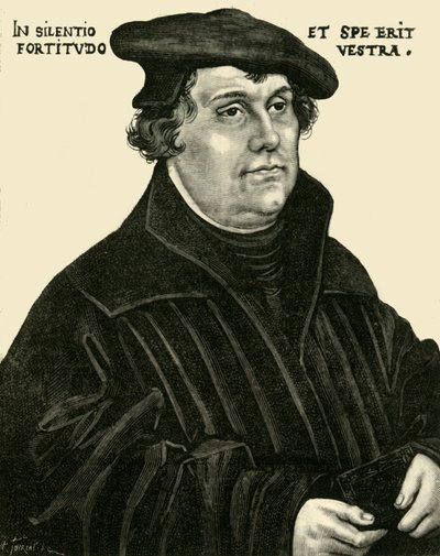 Martin Luther, c1520-1530, 1890 by Unbekannt