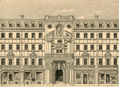 Mercers Chapel, as Rebuilt After the Fire by Unbekannt