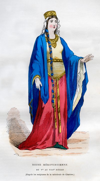 Merovingian Queen, 5th-8th Century, 1882-1884 by Unbekannt