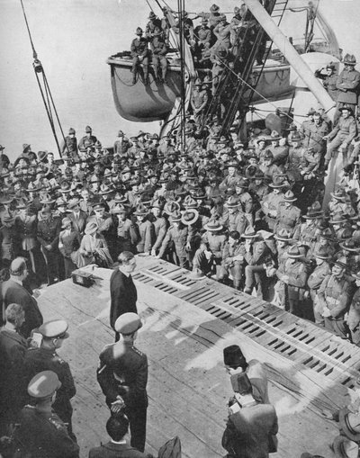 Mr. Eden with the Anzacs, 1940 by Unbekannt