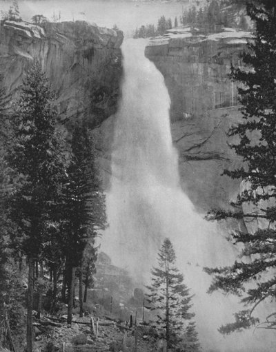 Nevada Fall in the Yosemite Valley by Unbekannt