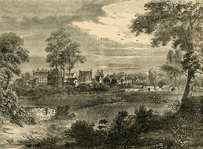 Old View of Kensington, about 1750, c1876 by Unbekannt