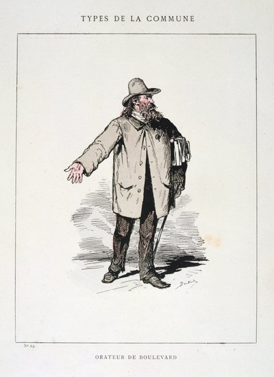 Orator of Boulevard, Paris Commune by Unbekannt