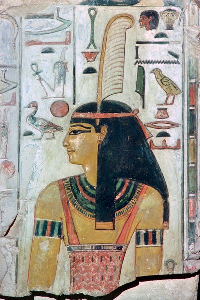 Papyrus Image of the Goddess Maat by Unbekannt