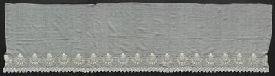 Portion of a Flounce, 1800s by Unbekannt