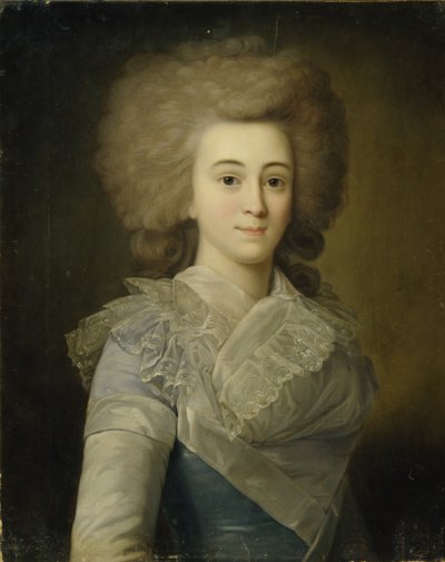 Portrait of Elisaveta Alexandrovna Stroganova, 1745-1831, 1770s by Unbekannt