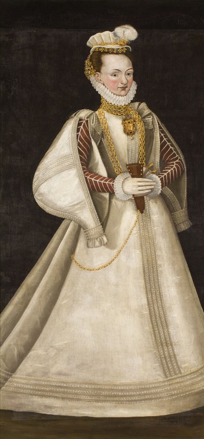 Portrait of Perchta of Rosenberg by Unbekannt