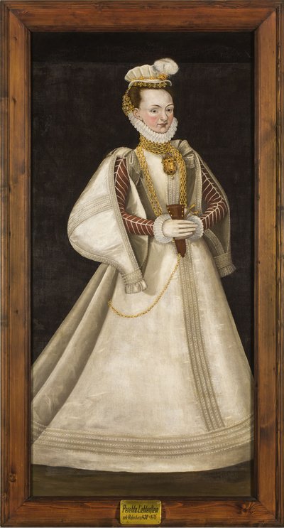 Portrait of Perchta of Rosenberg by Unbekannt