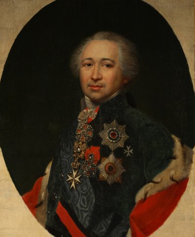 Portrait of Prince Alexander Kurakin by Unbekannt