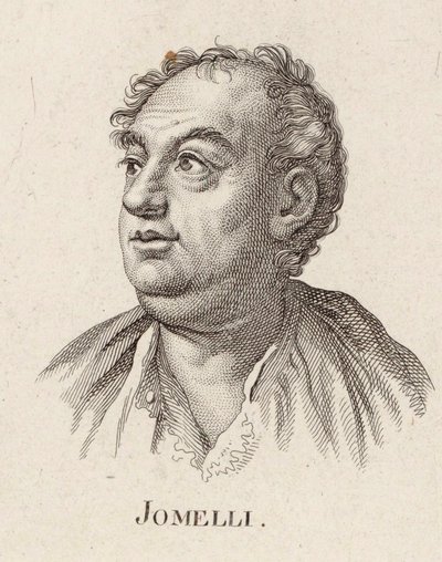 Portrait of the composer Niccolò Jommelli by Unbekannt