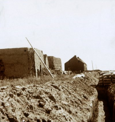 Post on the Yser, Flanders, Belgium, 1914-1918 by Unbekannt