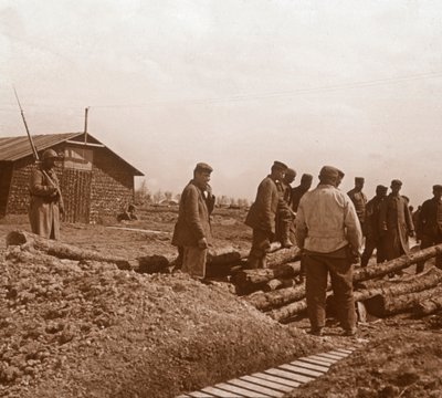 Prisoners, Chalons, northern France by Unbekannt