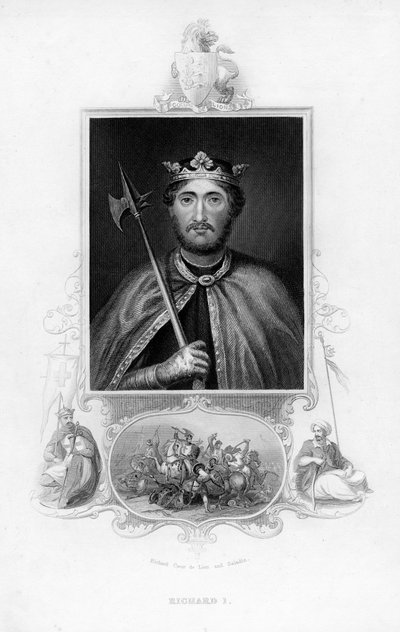 Richard I, King of England, c1850 by Unbekannt