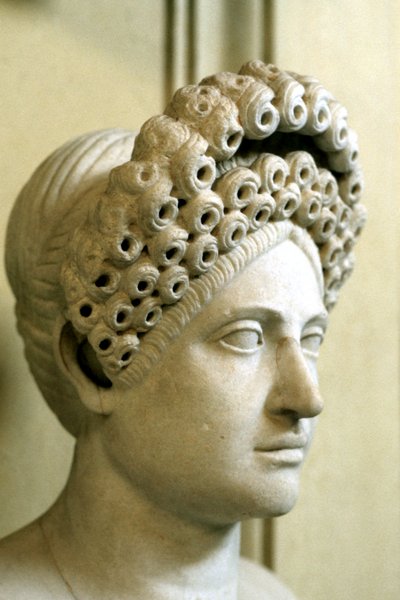 Roman Female Hairstyle, 54-68 AD by Unbekannt