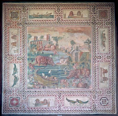 Roman Mosaic Depicting Egypt by Unbekannt