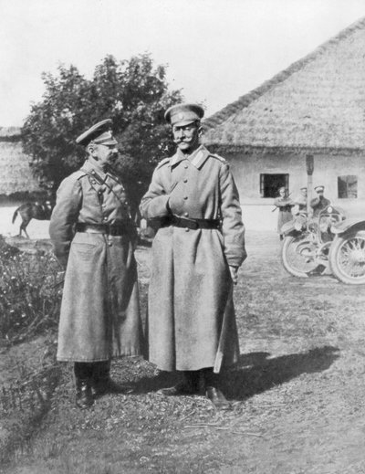 Russian Generals Gurko and Brusilov by Unbekannt