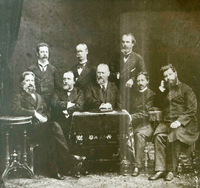 Russian Playwrights, 1870s by Unbekannt