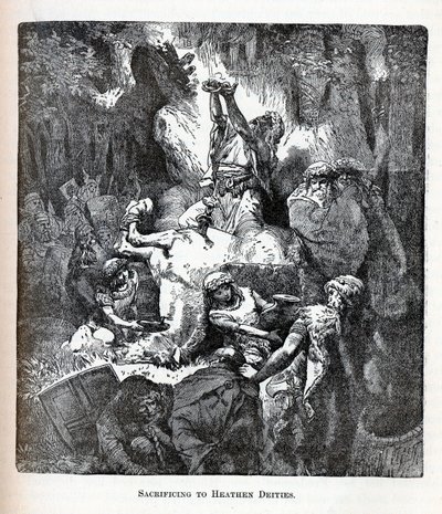 Sacrificing to Heathen Deities by Unbekannt