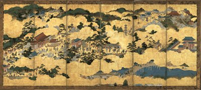 Scenes in and around Kyoto, 1690 by Unbekannt