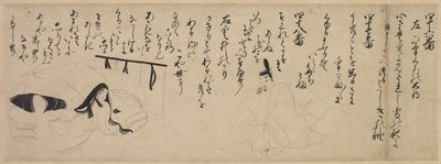 Section from Tale of Genji Handscroll by Unbekannt