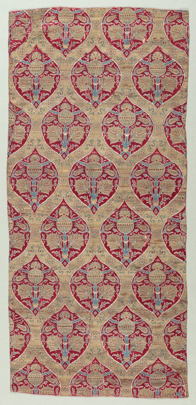 Silk and Gold Brocade Fragments by Unbekannt