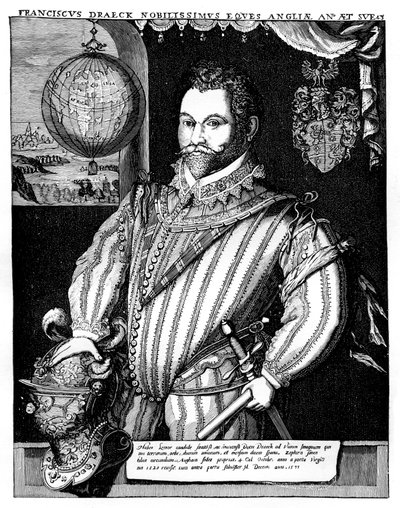 Sir Francis Drake, 16th Century, 1910 by Unbekannt