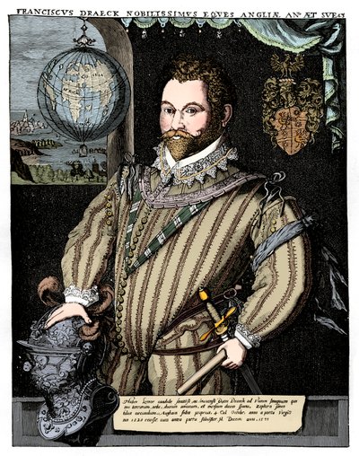 Sir Francis Drake, 16th century, 1910 by Unbekannt