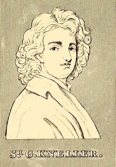 Sir. G. Kneller, 1646-1723, 1830 by Unbekannt