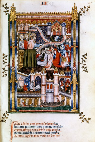 St Denis preaching by Unbekannt