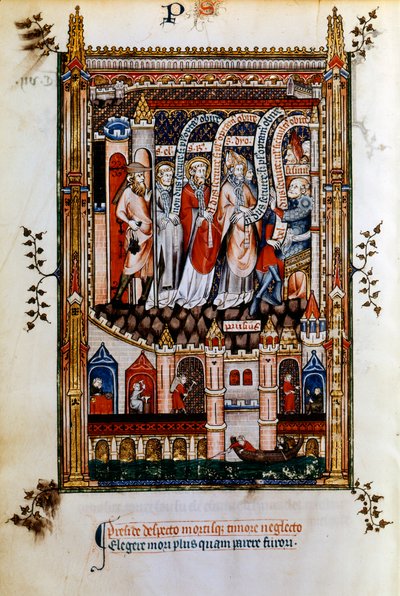 St Denis Taken to Sisinnius by Unbekannt